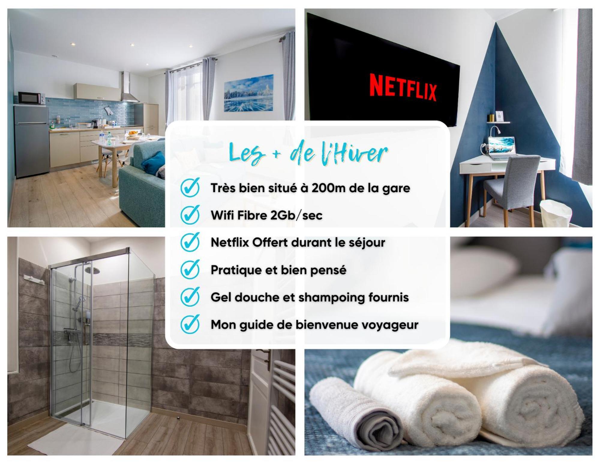 Cocon D'Hiver - Netflix & Wifi - Parking Gratuit - Check-In 24H24 - Kit Bebe Inclus - Emplacement Velos - Goodmarning Chalons en Champagne Ngoại thất bức ảnh